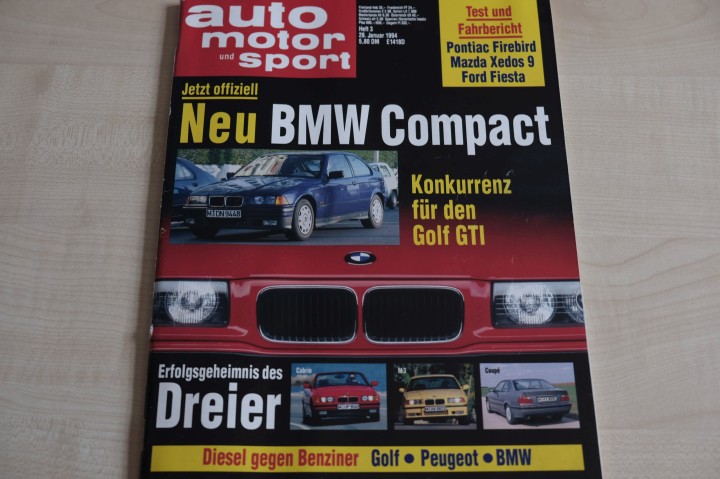 Deckblatt Auto Motor und Sport (03/1994)